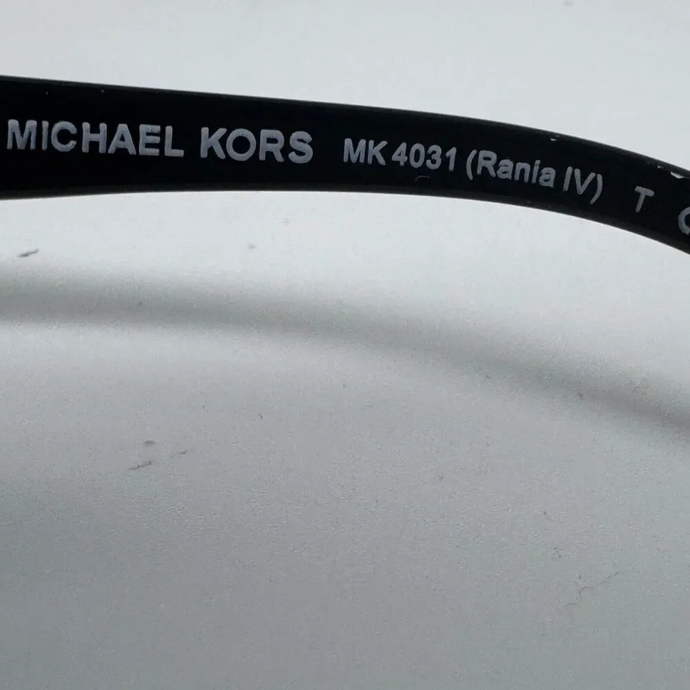 Michael Kors MK 4032 Rania III‎ 3168 Womens Black Round Eyeglasses 49-15 H1936